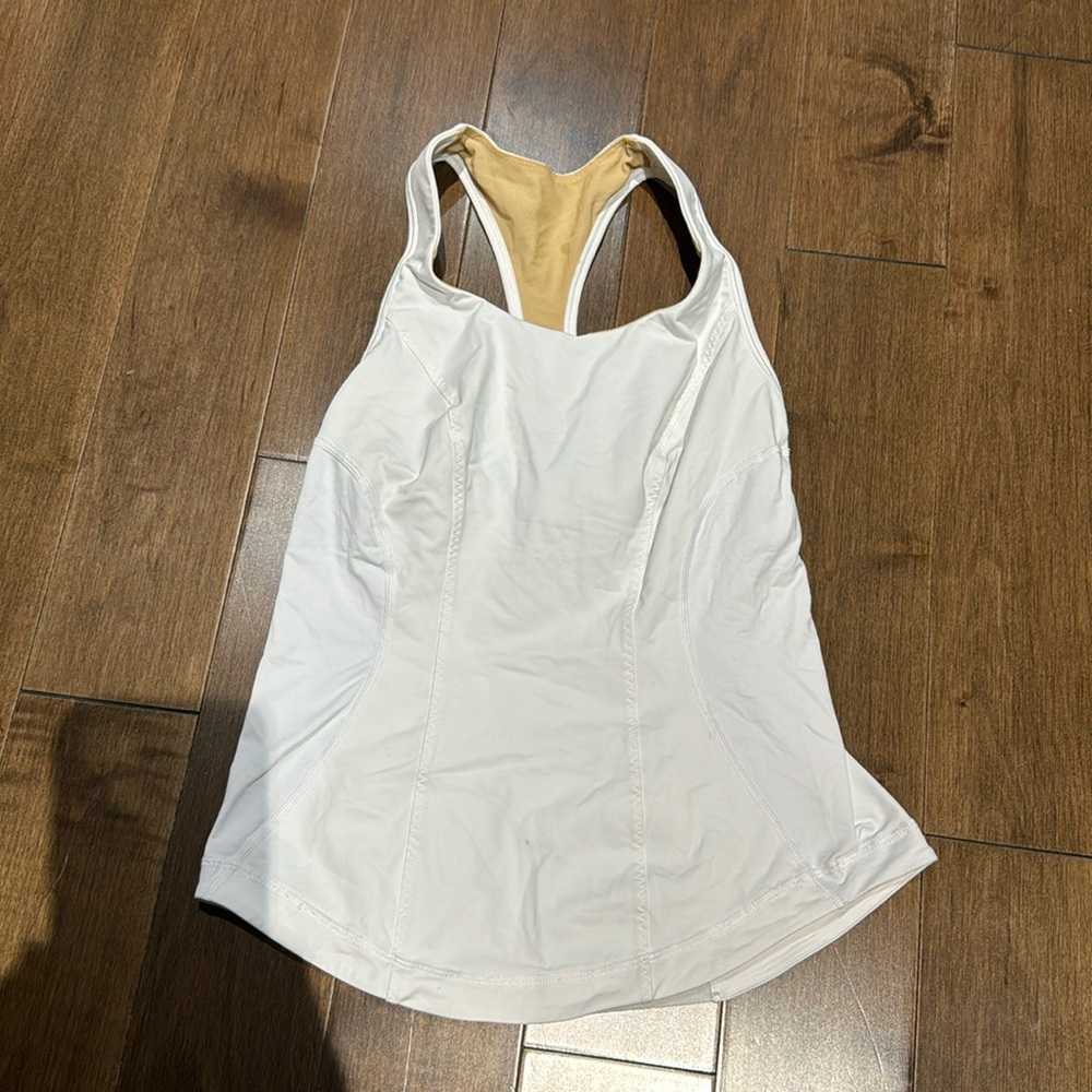 Lululemon tank with support sz 6